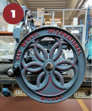 Changement de couleur de décoration de la trancheuse à volant d'inertie