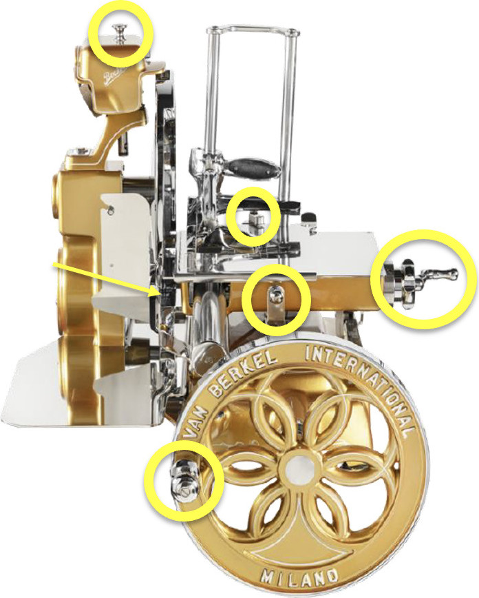 Berkel Volano Chrom-Kit disponible pour B114 et Tribut