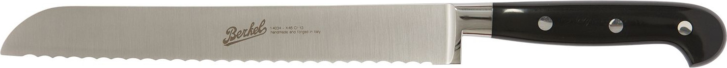 Adhoc noir brillant - Couteau à pain 22 cm