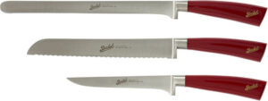 Elegance rouge - Lot de 3 couteaux