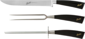 Elegance noir - Ensemble de couteaux à rôti 3 pièces