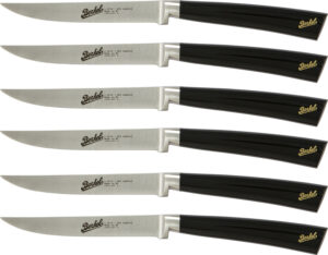 Elegance noir - Ensemble de 6 couteaux à steak