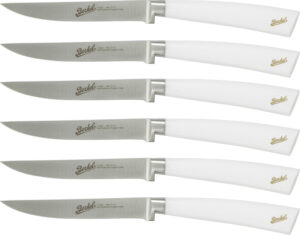 Elegance Blanc - Ensemble de 6 couteaux à steak