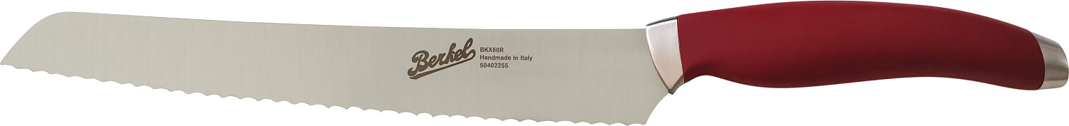 Teknica Couteau à pain 22 cm rouge