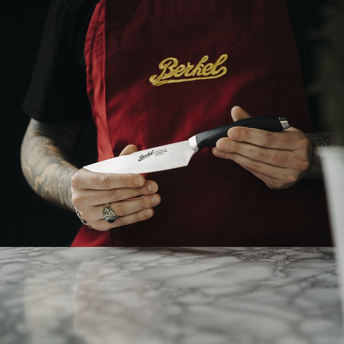 Teknica - Couteau Cuisine 15 cm noire – Image 3