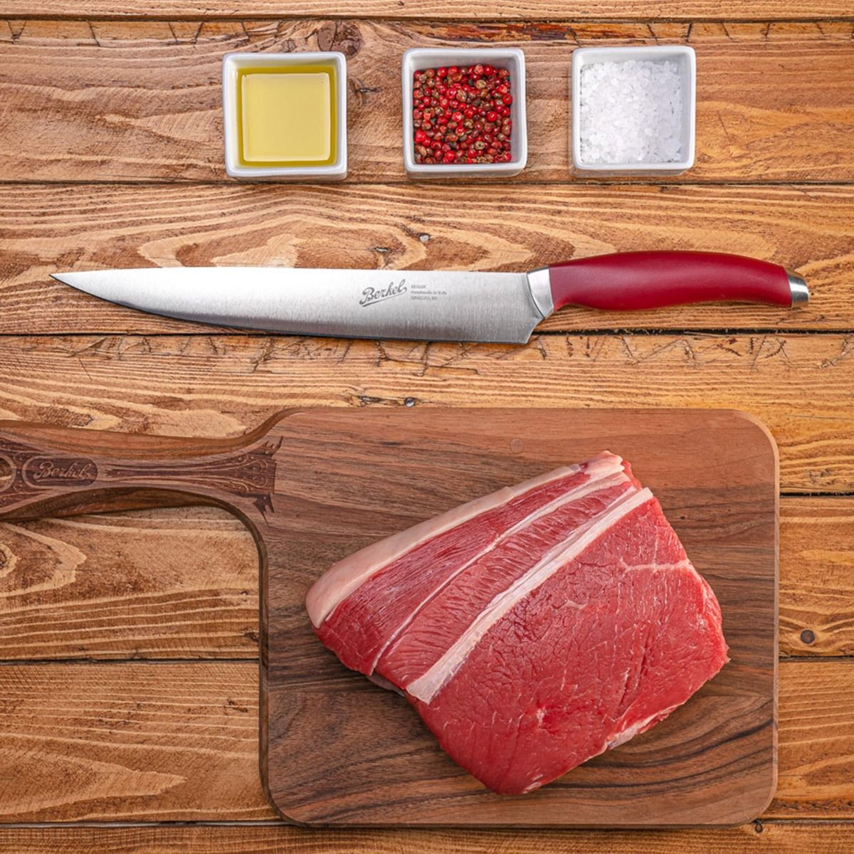 Teknica Couteau à filet 24 cm rouge – Image 3