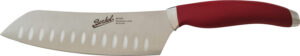 Teknica Couteau Santoku 17 cm rouge