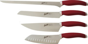 Teknica Set de 4 Couteaux Chef rouge