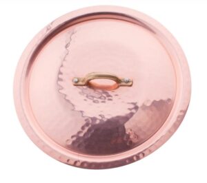 Couvercle cuivre martelé Ø 16cm