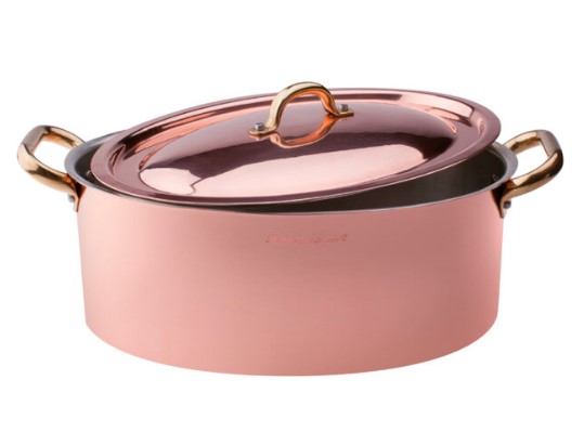 Casserole ovale haute