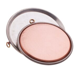 Plaque à gâteaux martelé et étamé Ø 30cm