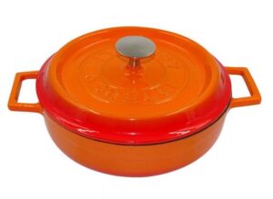 Marmite basse en fonte émaillée Ø 24 cm