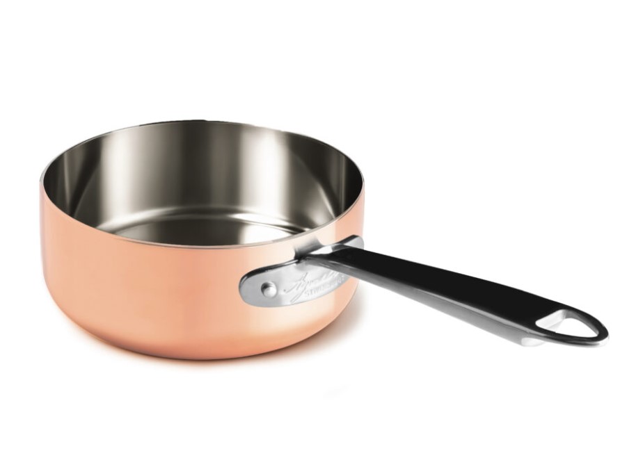 Casserole basse Copper 4 avec manche Ø 20cm