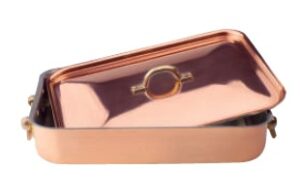 Rôtissoire cuivre étamé 34.3x23.7 cm