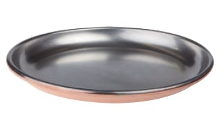 Plateau de fruits de mer en cuivre Ø 24cm