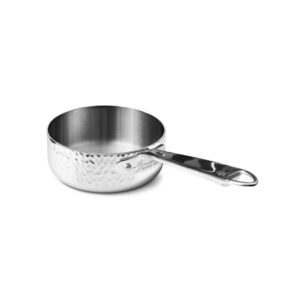 Casserole Basse avec manche Alu-Inox Martelé Ø 20cm