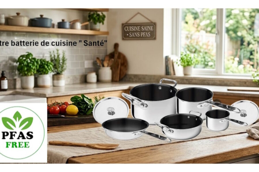 Ustensiles de cuisine – Alu-Inox Antiadhérent ( PFAS FREE)