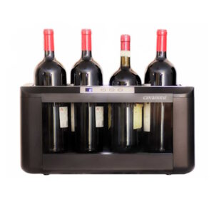 Cave à vin horizontale pour 4 bouteilles Magnum